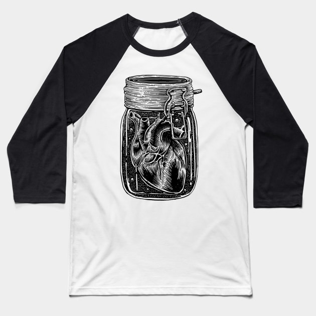 Jar Of Heart Baseball T-Shirt by DFR